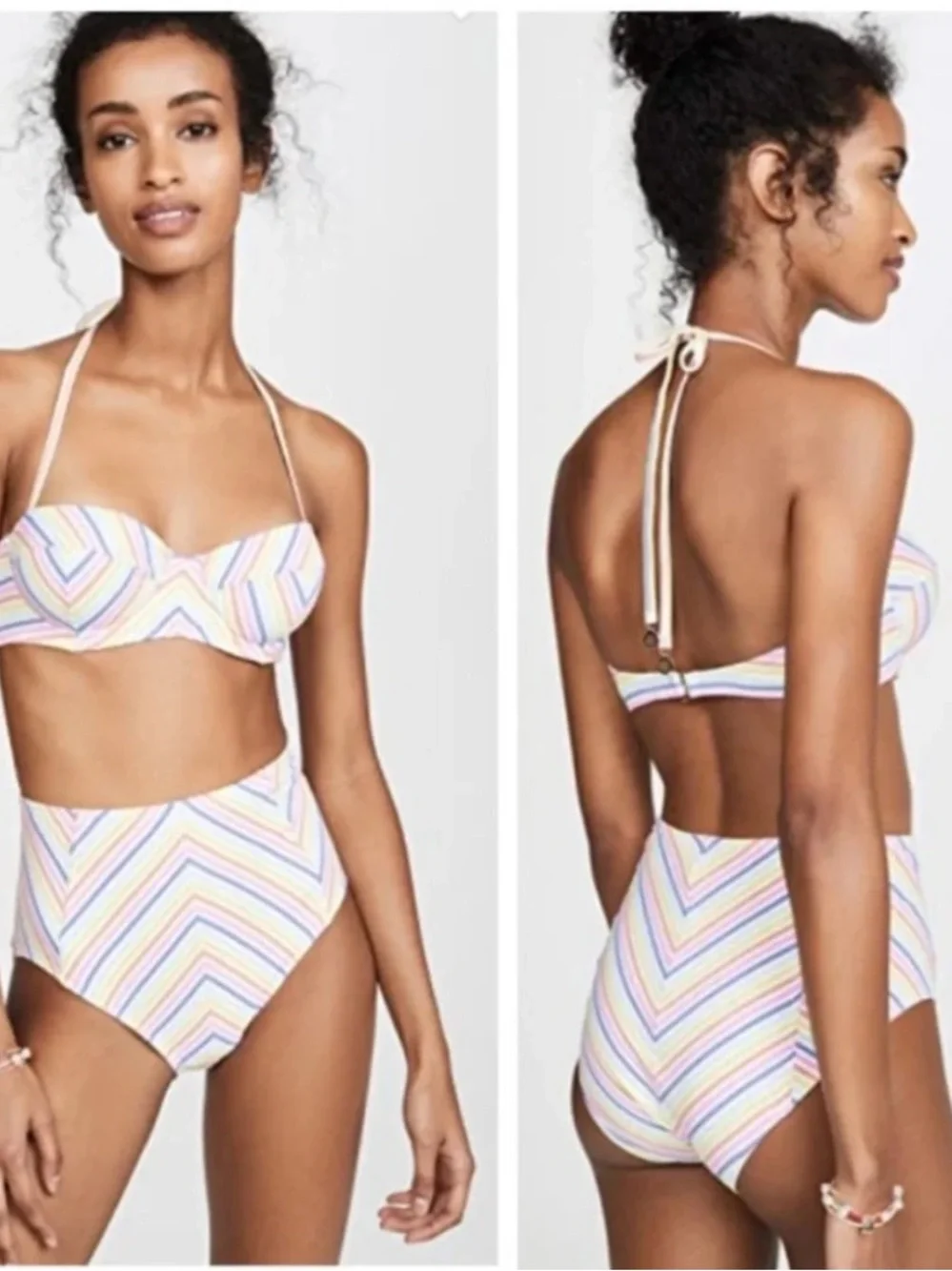 Kate Spade New York Beach Stripe Seersucker Bikini Set